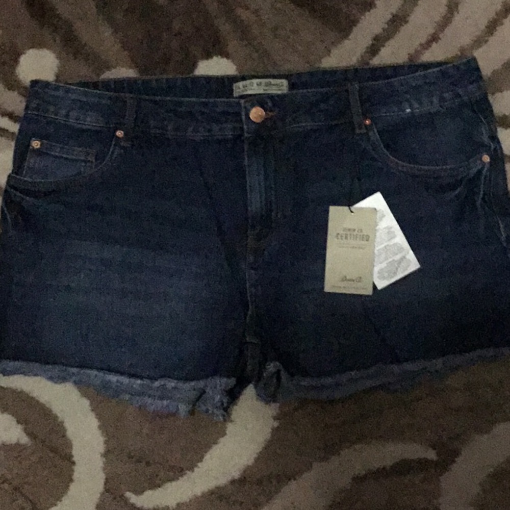 Denim shorts